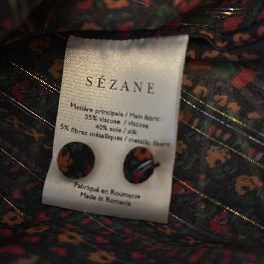 Sezane Celine Blouse XS NWT - Picture 6 of 6